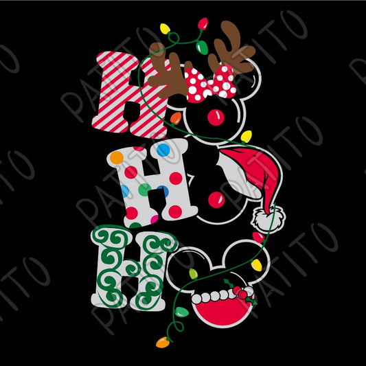 100 HO HO HO VECTOR NAVIDAD MICKEY MOUSE