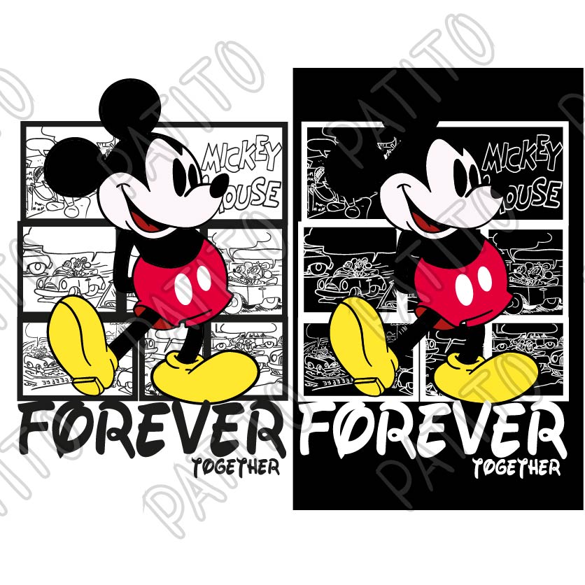 101 TOGETHER FOREVER LOVE MICKEY MOUSE