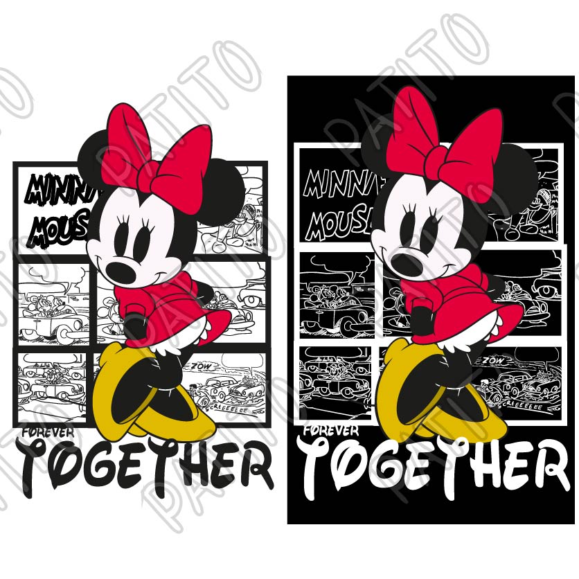 102 TOGETHER FOREVER LOVE MINNIE MOUSE