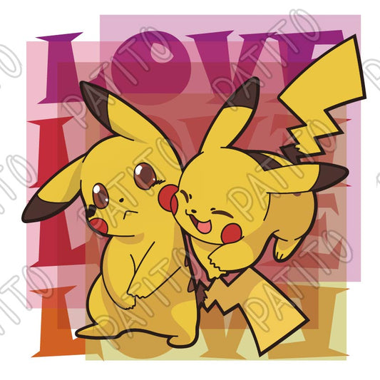 106 PAREJA PICACHU AMOR AMISTAD