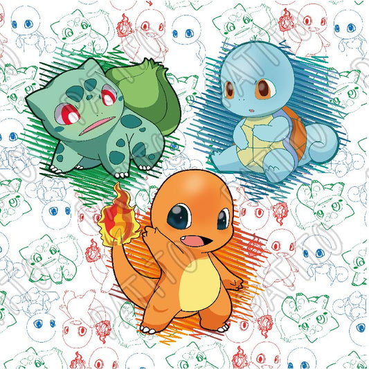 109 PERSONAJES POKEMON BULBASAUR, SQUIRTLE, CHARMANDER