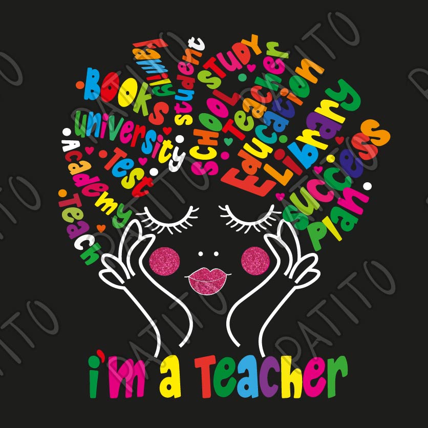 10 TEACHER LETRAS PLAYERA MUJER AMOR MAESTRA