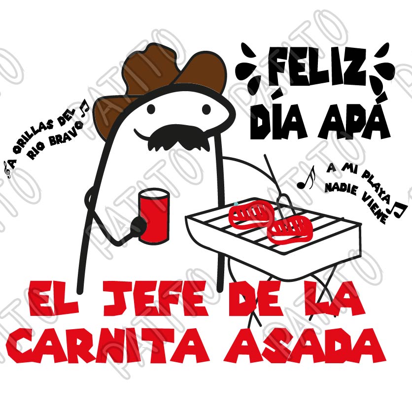 11 FELIZ DIA APA CARNITA ASADA FLORK