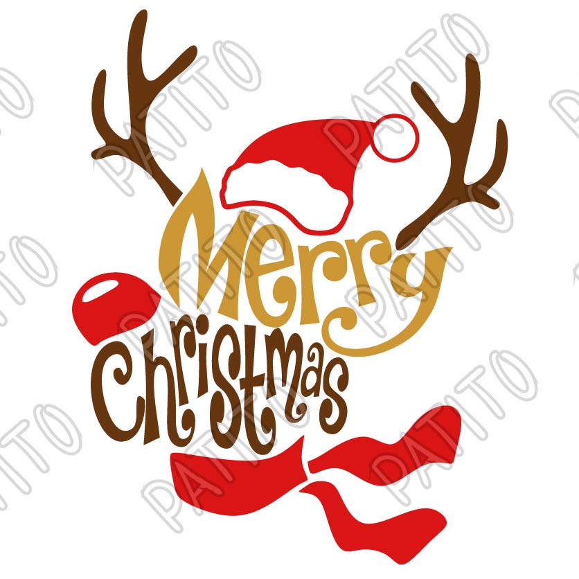 120 MERRY CHRISTMAS VECTOR RENO LETRAS