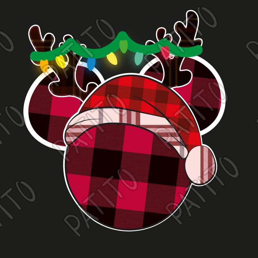 124 MICKEY MOUSE NAVIDAD VECTOR RENO