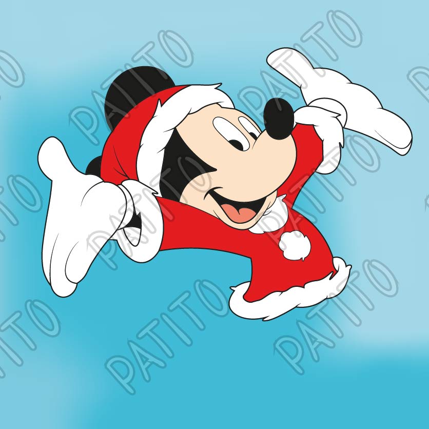 126 Mickey santa