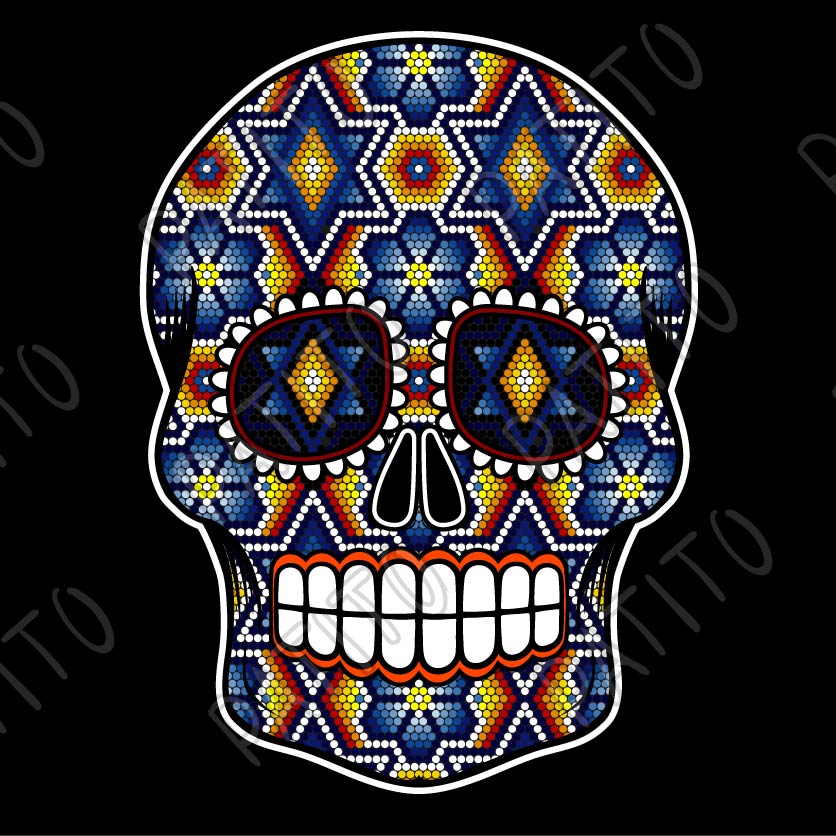 12 CALAVERA dia DE MUERTOS