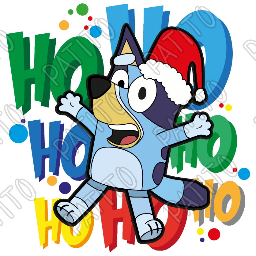 13 BLUEY HO HO HO NAVIDAD