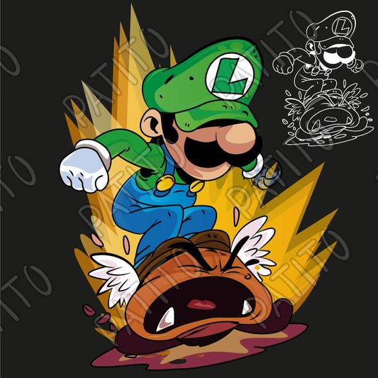 14 luigi bros anime tortuga