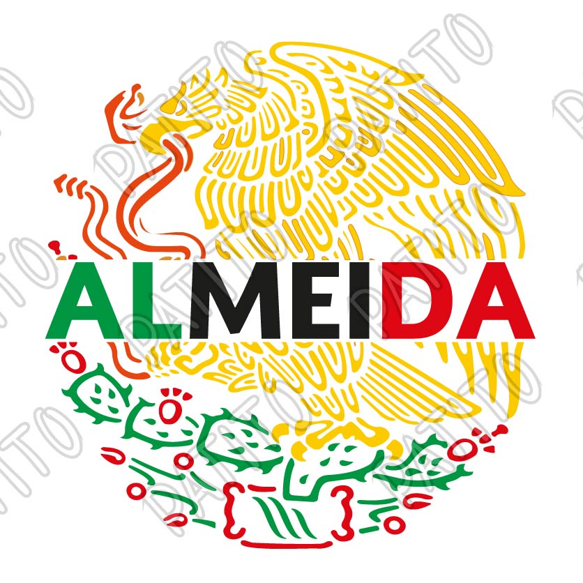 15 LOGO MEXICO AGUILA APELLIDO