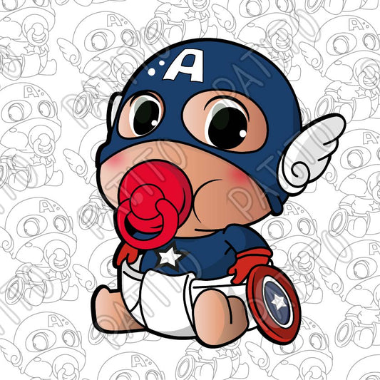 15 CAPITAN AMERICA MARVEL BEBE