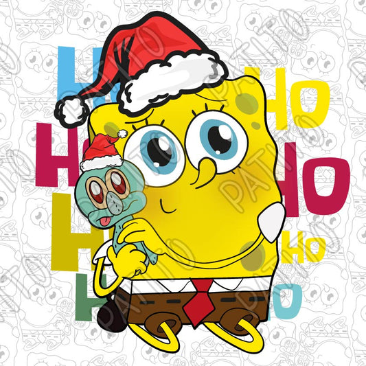 16 BOB ESPONJA CALAMARDO NAVIDAD