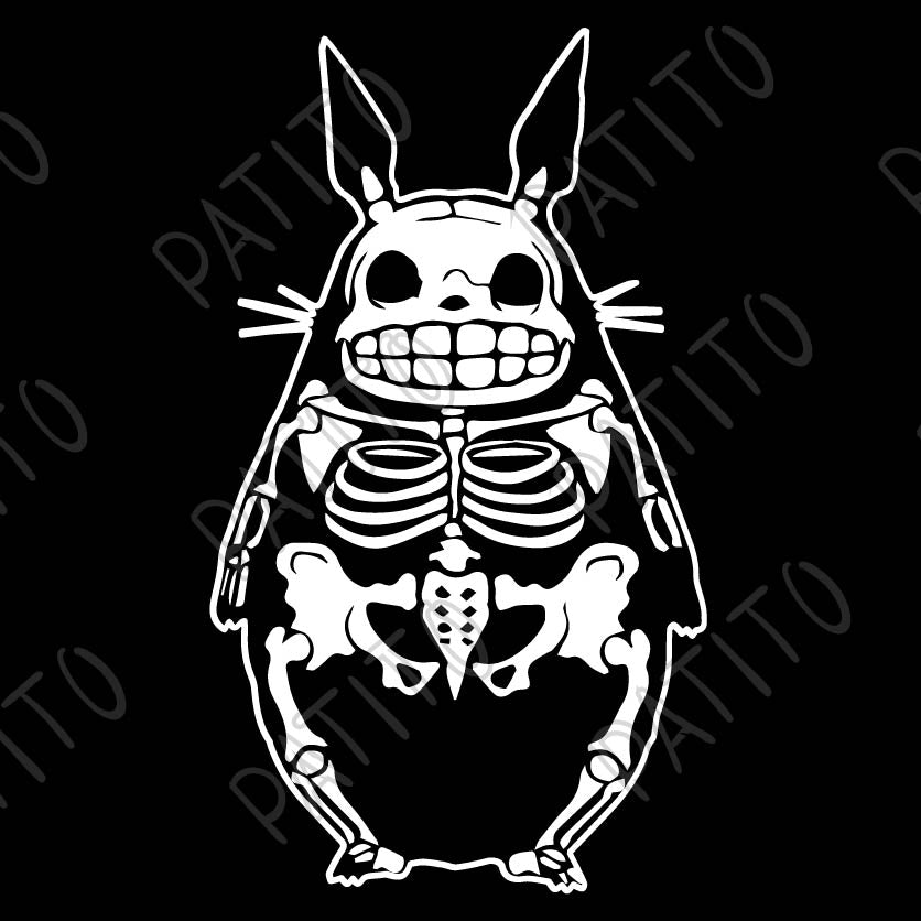 16 CALAVERA TOTORO DIA DE MUERTOS