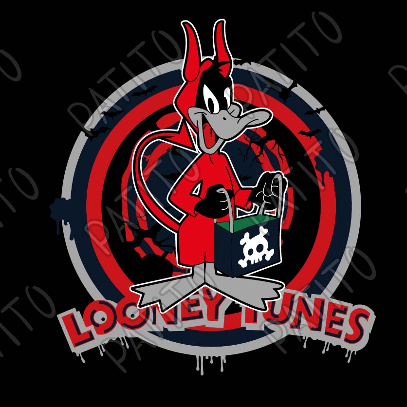 16 PATO LUCAS LOONEY TUNES HALLOWEEN CALABAZA