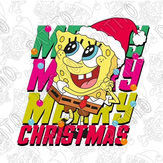 17 BOB ESPONJA MERRY CHRISTMAS