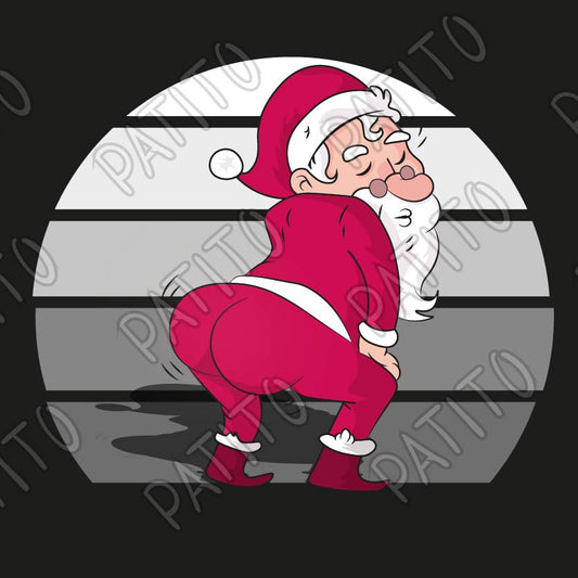 185 SANTA TWERKING VECTOR NAVIDAD