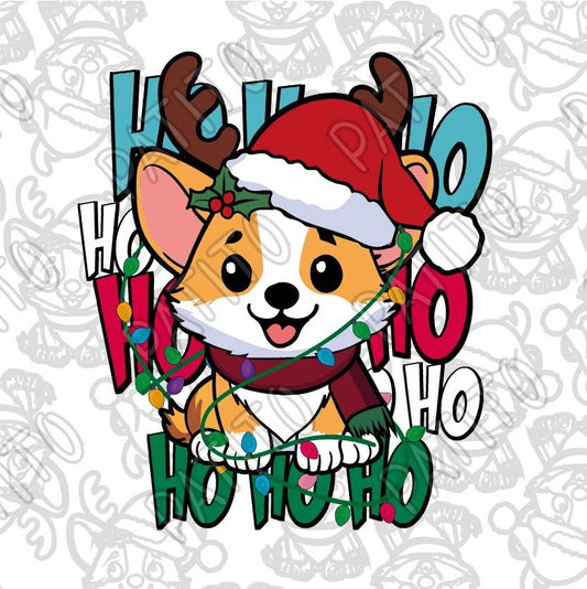 18 PERRITO HO HO HO VECTOR