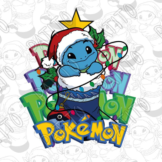 191 SQUIRTLE POKEMON BOTA VECTOR NAVIDAD