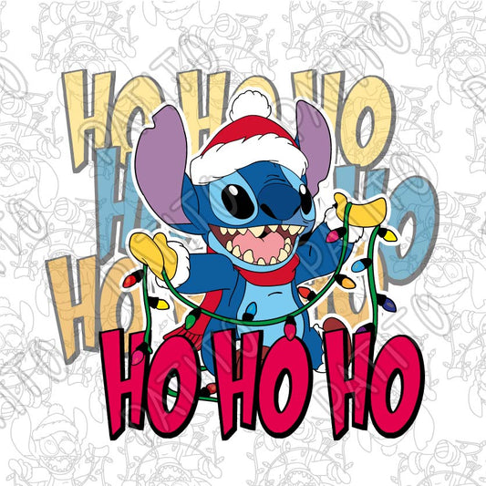 198 STITCH HO HO HO NAVIDAD