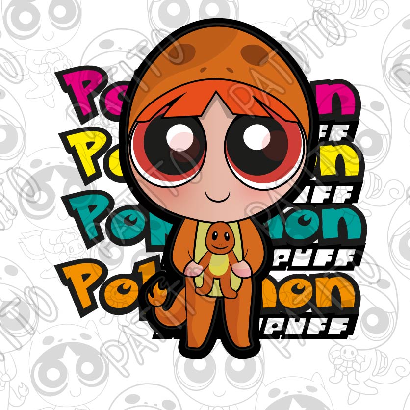 19 BOMBON POKEMON POWERPUFF GIRLS