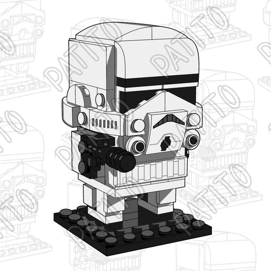 1 STORM TROOPER BRICKHEAD