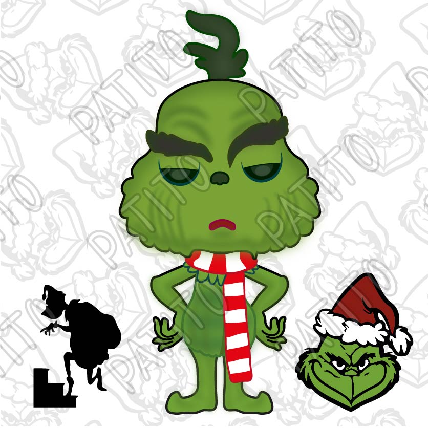 201 THE GRINCH VECTOR NAVIDAD