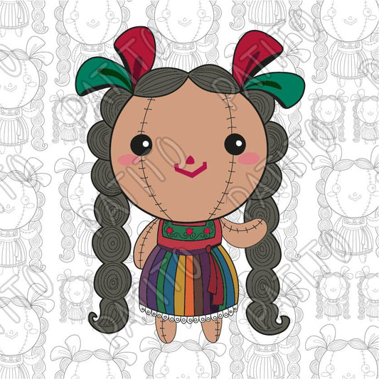 23 MUÑECA MEXICANA COLORIDA