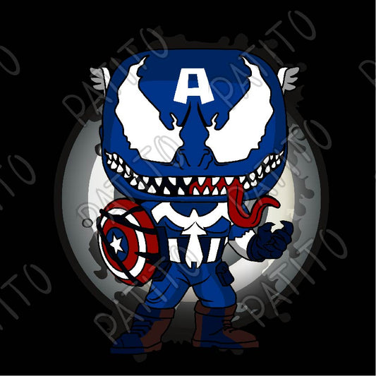 25 VENOM CAPITAN AMERICA