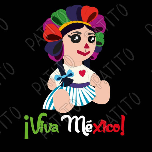 28 MUÑECA TRADICIONAL MEXICANA LISTONES