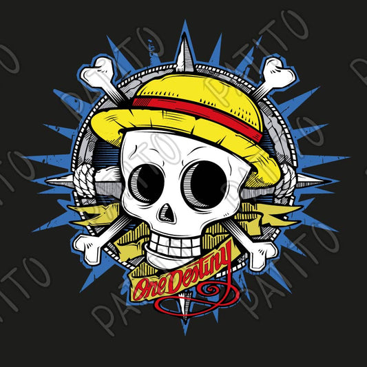 30 calavera one piece vector logo