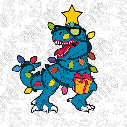 32 DINO REX NAVIDAD ESTRELLA