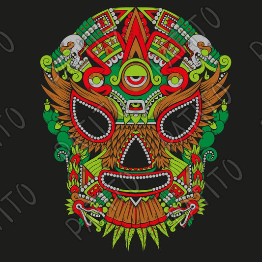 37 PLAYERA ROSTRO LUCHADOR