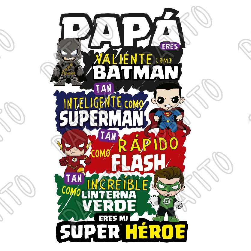 37 papa es tan fuere como dc heroes