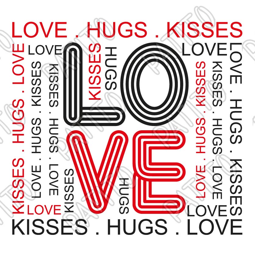 37 LOVE HUGS KISSES