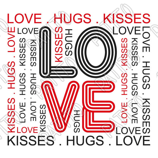 37 LOVE HUGS KISSES