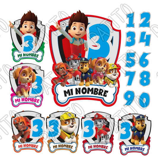 39 PERSONAJES PAW PATROL