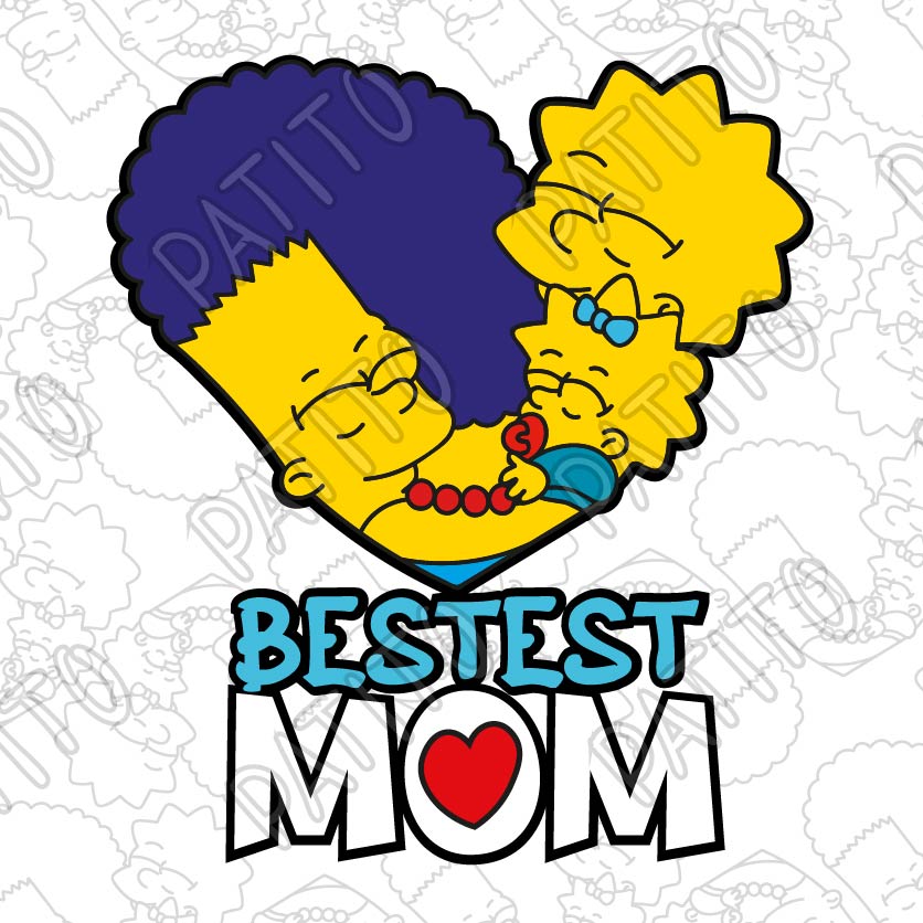 3 BESTLES MOM FAMILIA SIMPSON