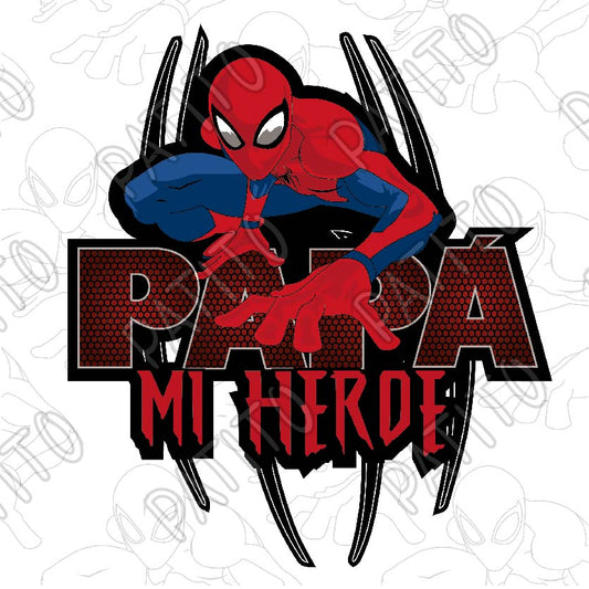 45 PAPA MI HEROE LOGO