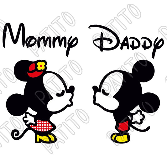 47 mickey minnie mommy, daddy