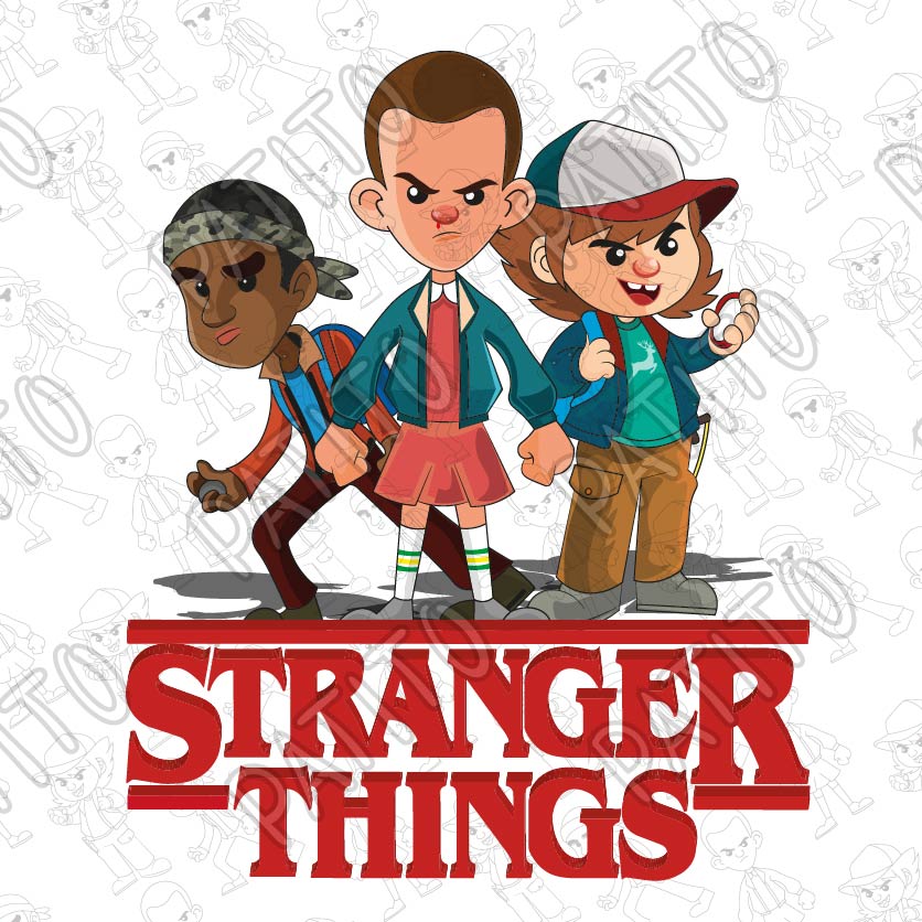 4 PERSONAJES STRANGER THINGS