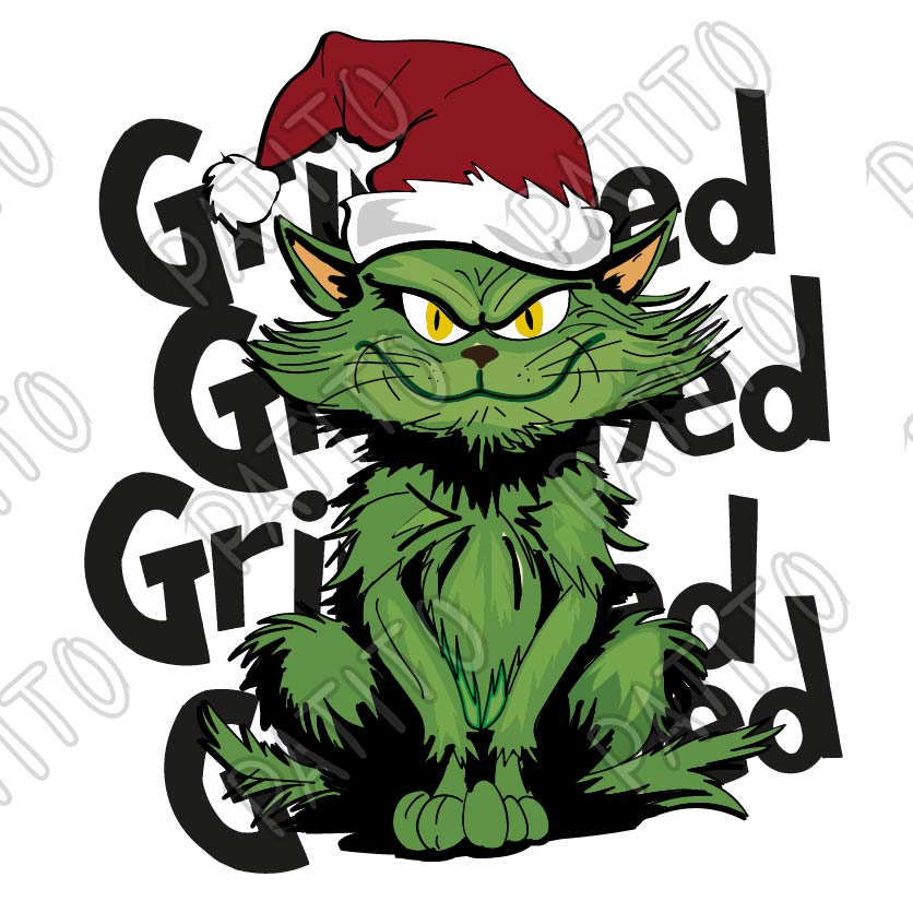 55 GRINCH GATO CAT NAVIDAD