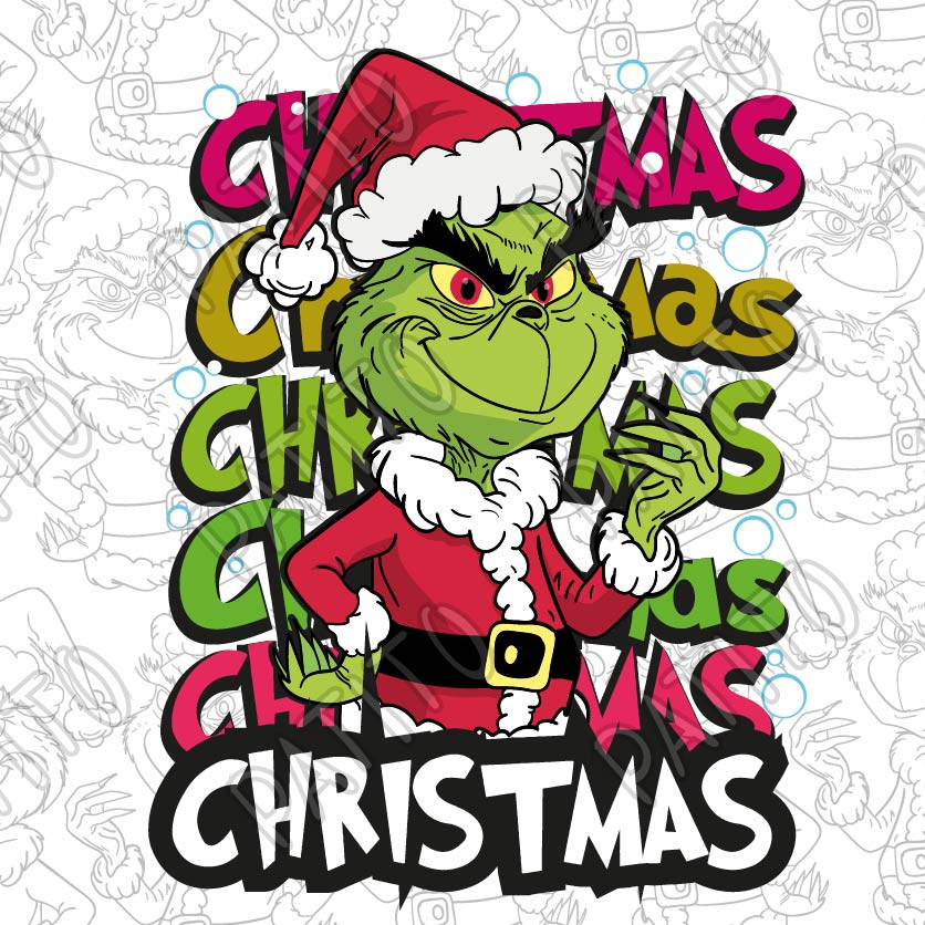 59 GRINCH MERRY CHRISTMAS NAVIDAD