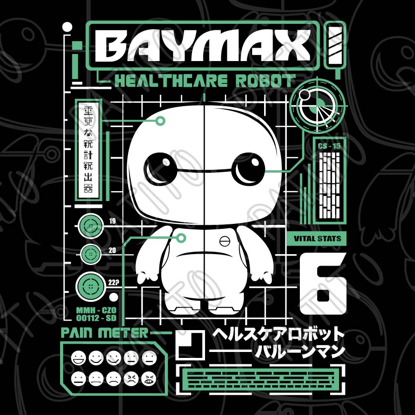 5 BAYMAX FUNKO