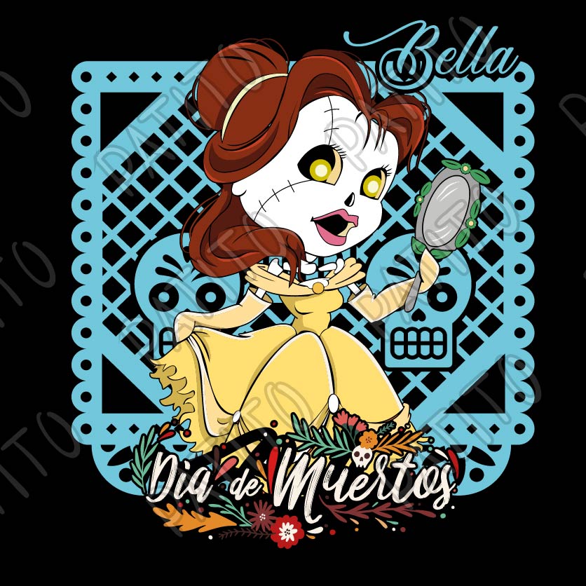 5 BELLA PRINCESA DIA DE MUERTOS