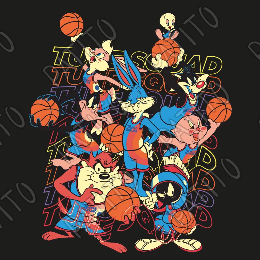 62 SPACE JAM PERSONAJES