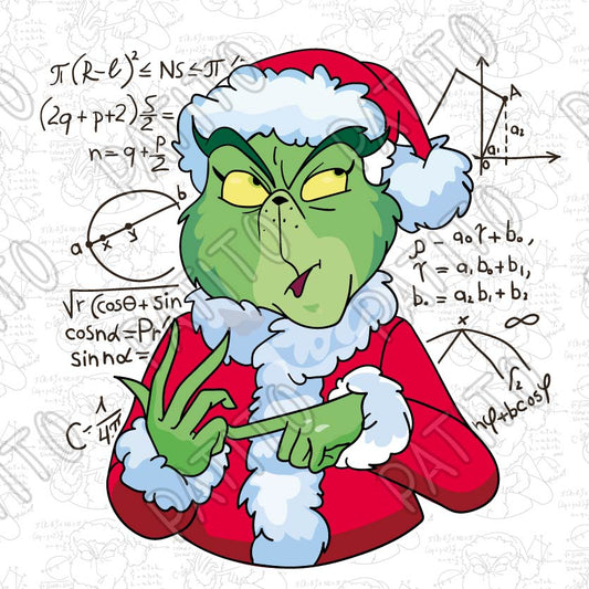 63 GRINCH NUMEROS VECTOR NAVIDAD