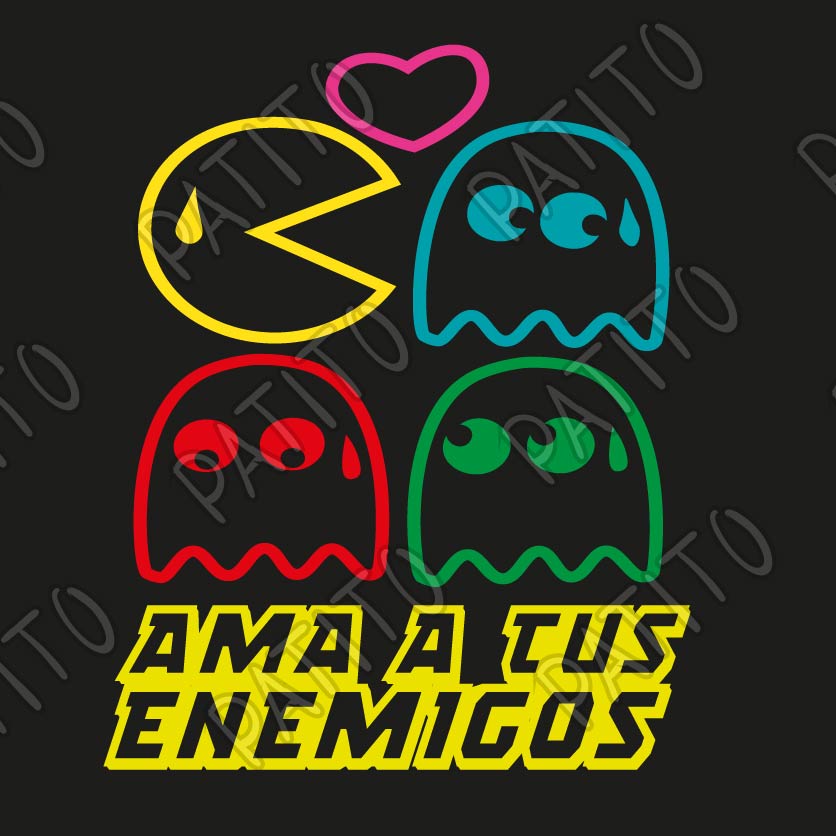 65 pacman ama a tus amigos