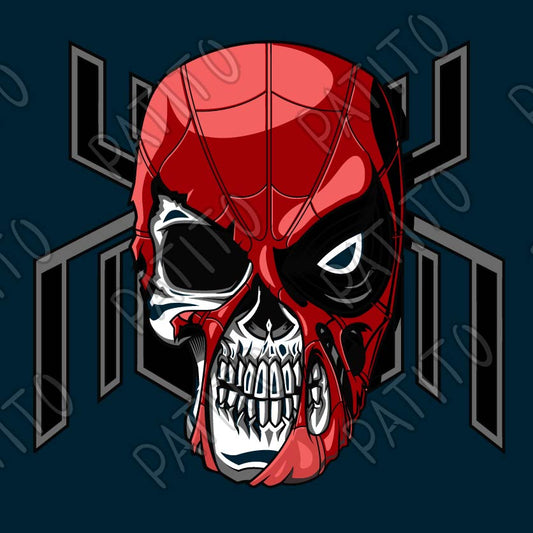 65 Spiderman calavera