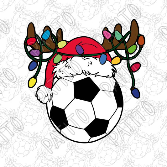 6 BALON FUTBOL NAVIDAD