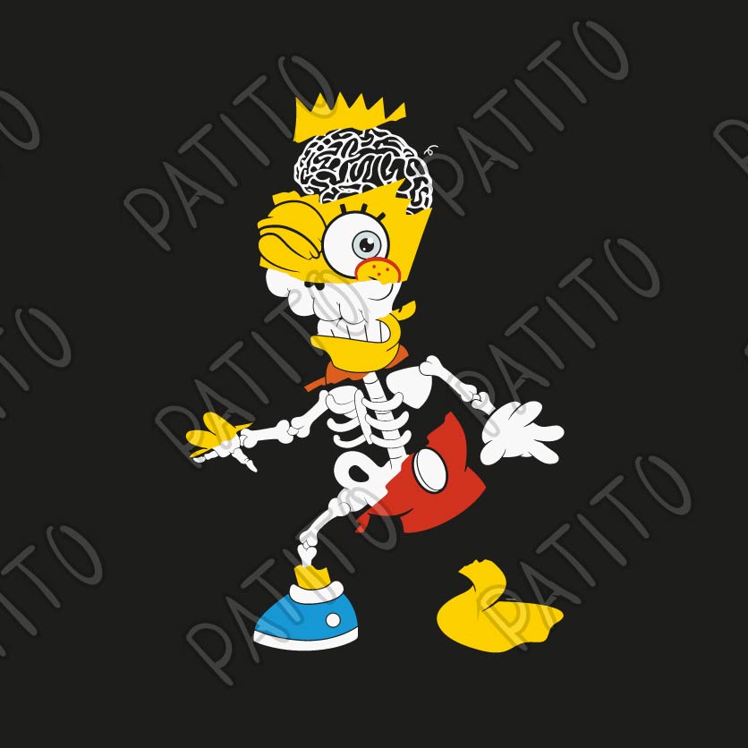 6 BART SIMPSON MICKEY MOUSE CEREBRO